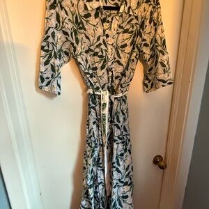 Dizzy Lizzie Mrs Maisel Floral Button-Up Dress with Belt